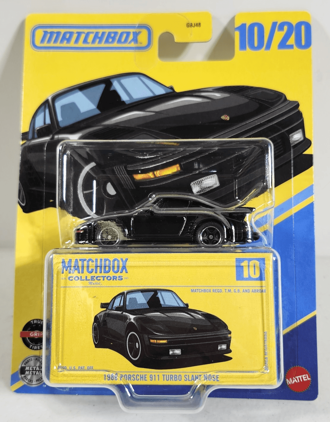 2026 Matchbox Collectors 1988 Porsche 911 Turbo Slant Nose Black Car Toy NEW
