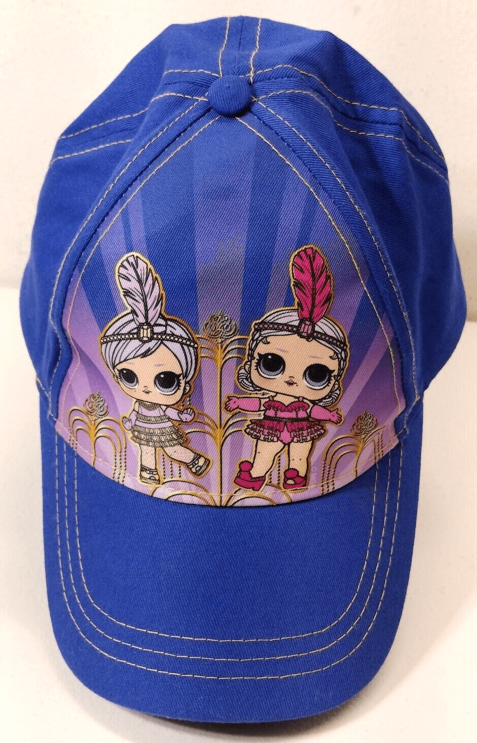 Girls LOL Surprise Cartoon Cap Hat Blue Adjustable