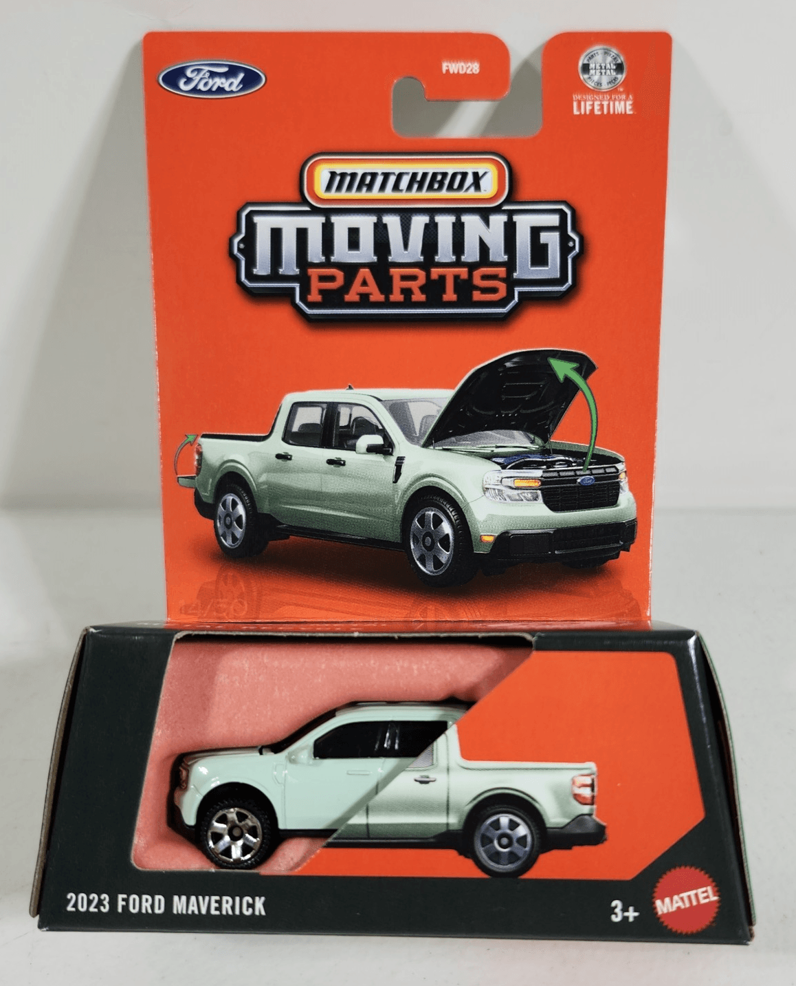 Matchbox Moving Parts 2023 Ford Maverick Pickup Truck 1/64 Toy Vehicle NEW