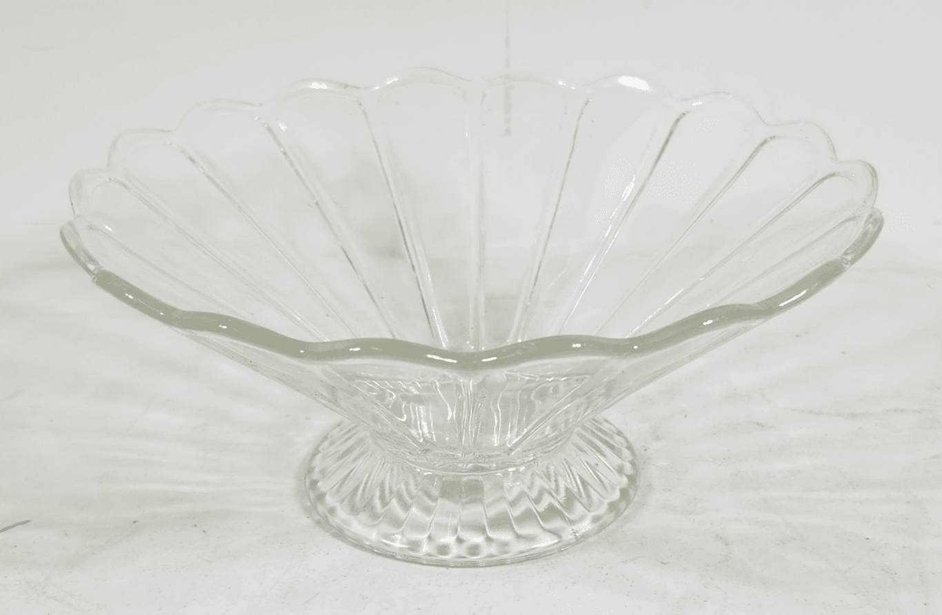 Vintage Colonial Style Imperial Glass Footed Serving Dish Home Decor 8.5"