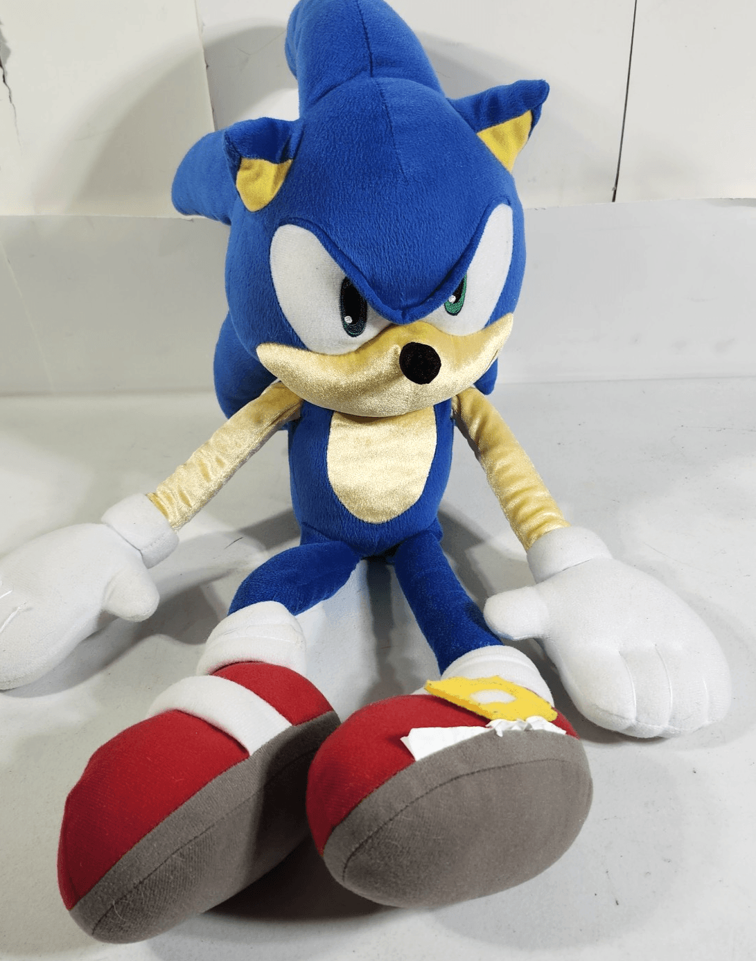 Large 24" GE Sonic the Hedgehog Plush Doll Great Eastern Stuffed Toy