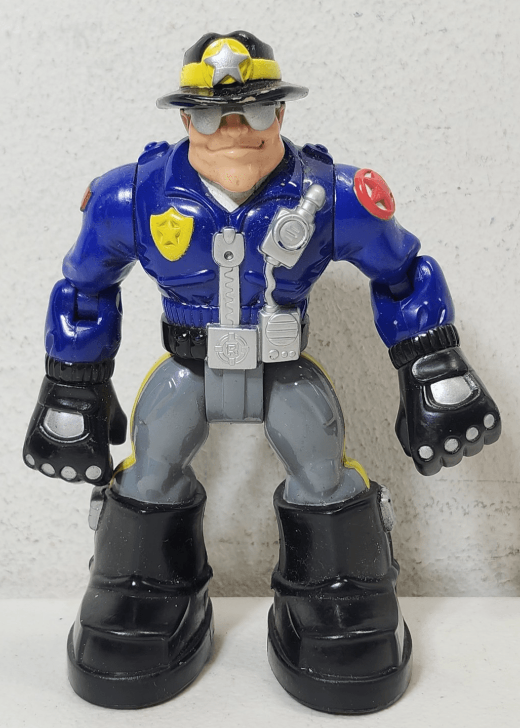 Rescue Heroes Willy Stop Police Officer Action Figure Toy 6" Fisher Price