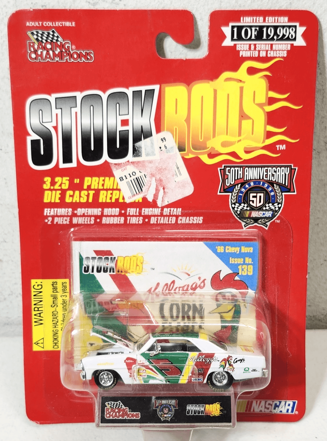 Stock Rods #5 1998 Terry Labonte '66 Chevy Nova Kelloggs Corn Flakes
