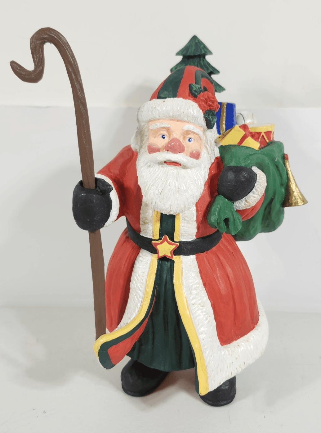 Vintage Dept 56 Santa Christmas Figurine Statue Home Holiday Decor