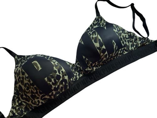 Victorias Secret Bra 34DD Wear Everywhere Lightly Lined Soft Bralette Camouflage