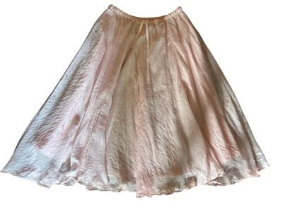 Women’s Size Large Pink Flowy Fairycore Skirt Midi Maxi Pastel Ethereal