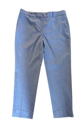 10P Petite Talbots Hampshire Ankle Pants Blue Elegant Classic Spring Summer