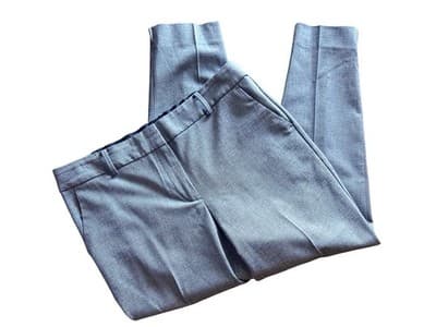 10P Petite Talbots Hampshire Ankle Pants Gray Elegant Classic Spring Summer