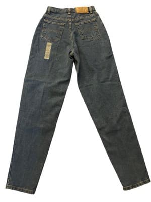 Vintage 1990’s Faded Glory Blue Jeans High Waist Denim 8 Long Baggy Grunge