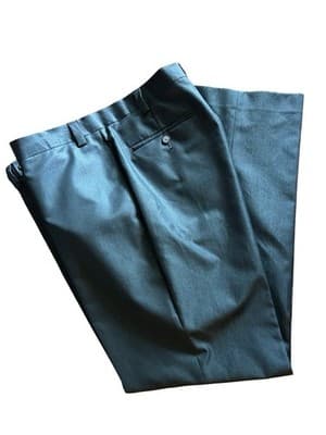 42x32 Men’s Charcoal Gray CALVIN KLEIN Pants Dress Slacks Modern Fit Flat Front