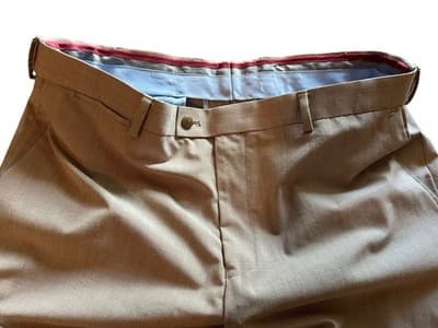 38x32 Men’s LOUIS RAPHAEL Rosso Pants Dress Slacks Modern Fit Flat Front