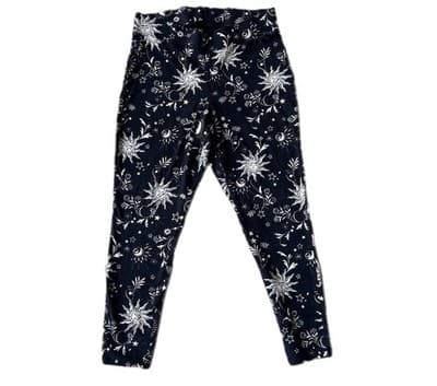 Chicos Celestial Leggings Black Stretch Star Moon Women’s Pants