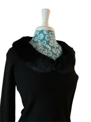Y2K Vintage Black RABBIT FUR Sweater XL Coquette Soft Girl Romantic Top Shirt