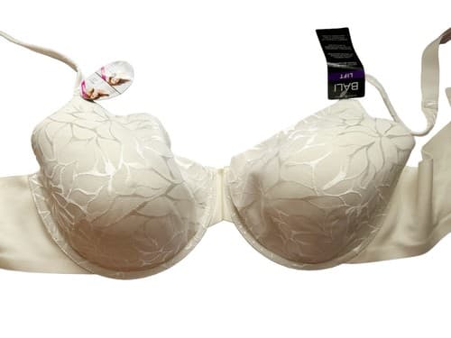 Bali Lift Bra Cream 42D New NWT Lingerie