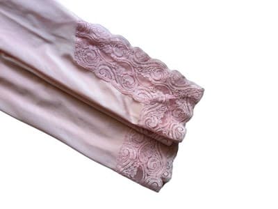 Vintage Pastel Peachy Pink Half Slip Skirt Romantic Lingerie JC Penney Medium