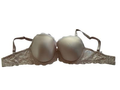 34DDD Lined Demi Victorias Secret Beige Nude Bra Dream Angels Free Shipping