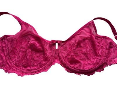 42C Frederick’s Of Hollywood Pink Lace Bra Lingerie
