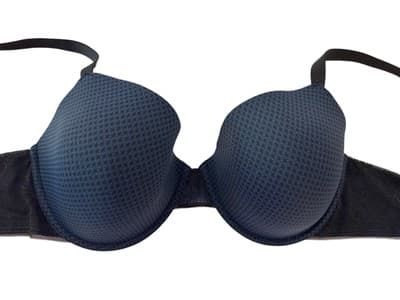 Maidenform 38D Navy Blue Bra Soft Smooth Cups Comfort Lingerie
