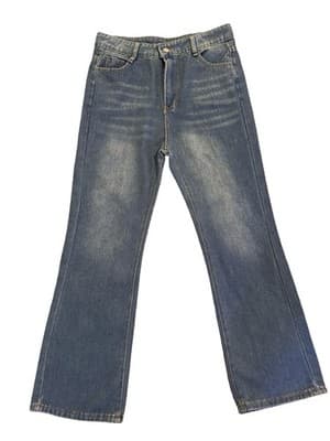 Vintage 1960’s Women’s Flare Leg Blue Jeans Boho Bohemian Soft Denim Pants