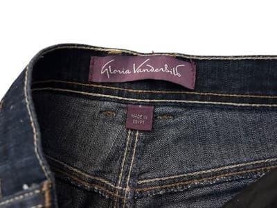 Gloria Vanderbilt Denim Blue Jeans Size 6 Average Dark Wash Pants