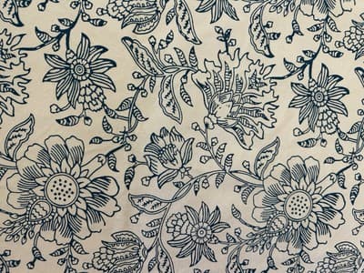April Cornell 100% Cotton Teal Green Table Runner Beige Cream Modern Farmhouse