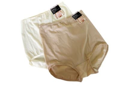 Lot Of 2 Set Of Bali NWT Panty Nude Beige & Cream Brief Medium/6
