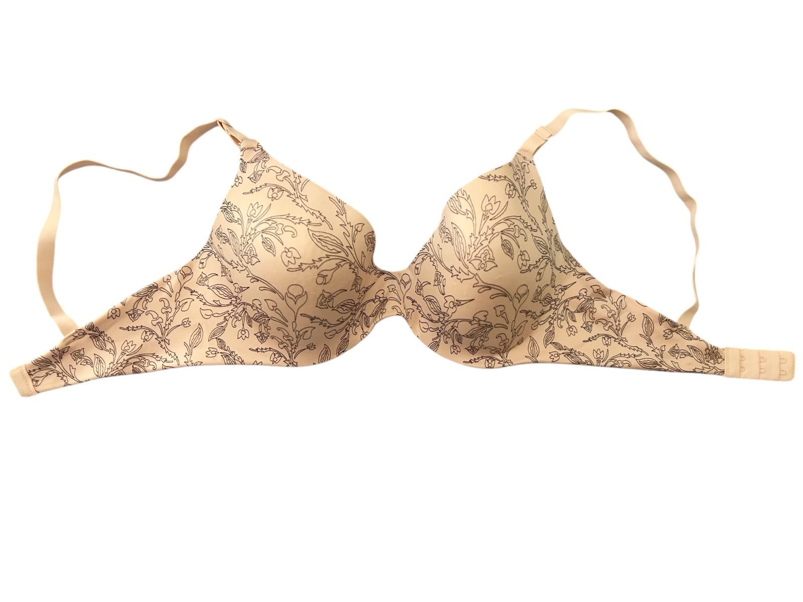 Maidenform Bra 36D Soft Floral Cups Lingerie