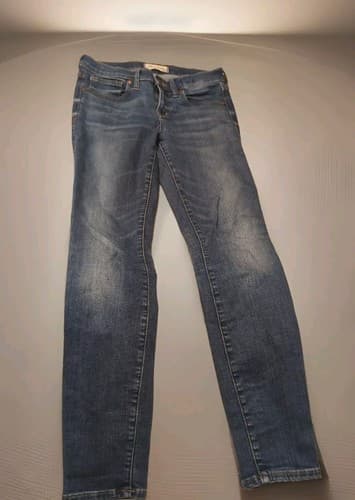 Madewell Women's Blue Denim Jeans 8'' Skinny Size 27 Ankle Pants Classic