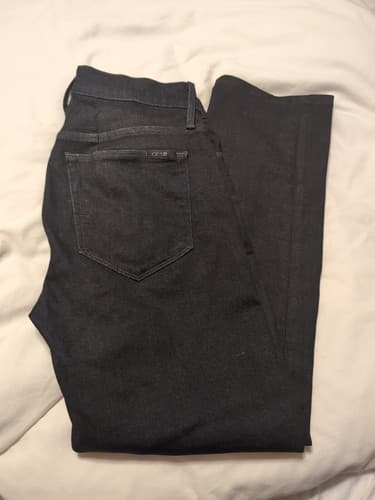 Joes Jeans Women 29 Blue Dark Wash The Brixton Straight Leg Mid Rise Stretch