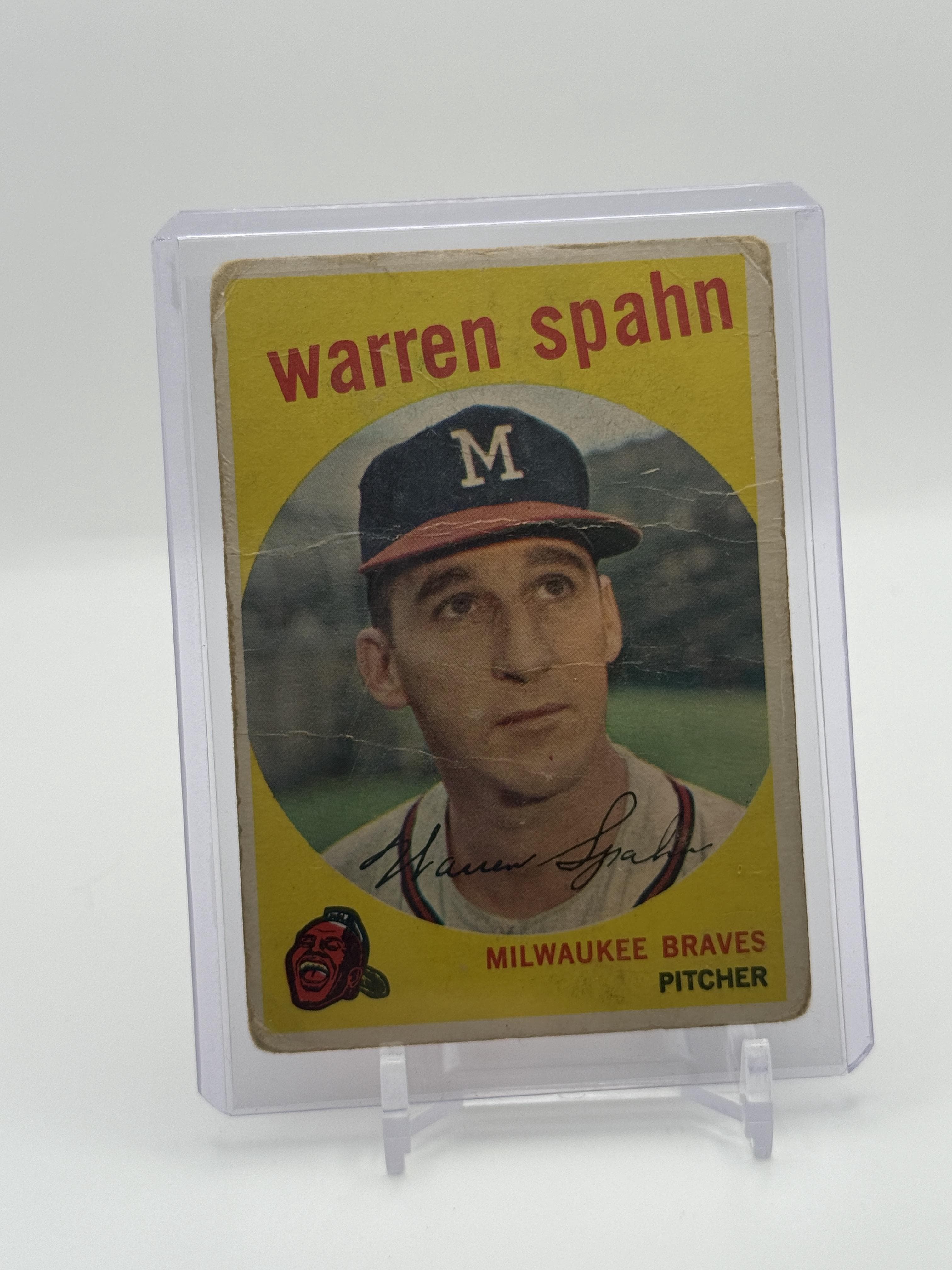 1959 Topps Venezuelan #40 Warren Spahn