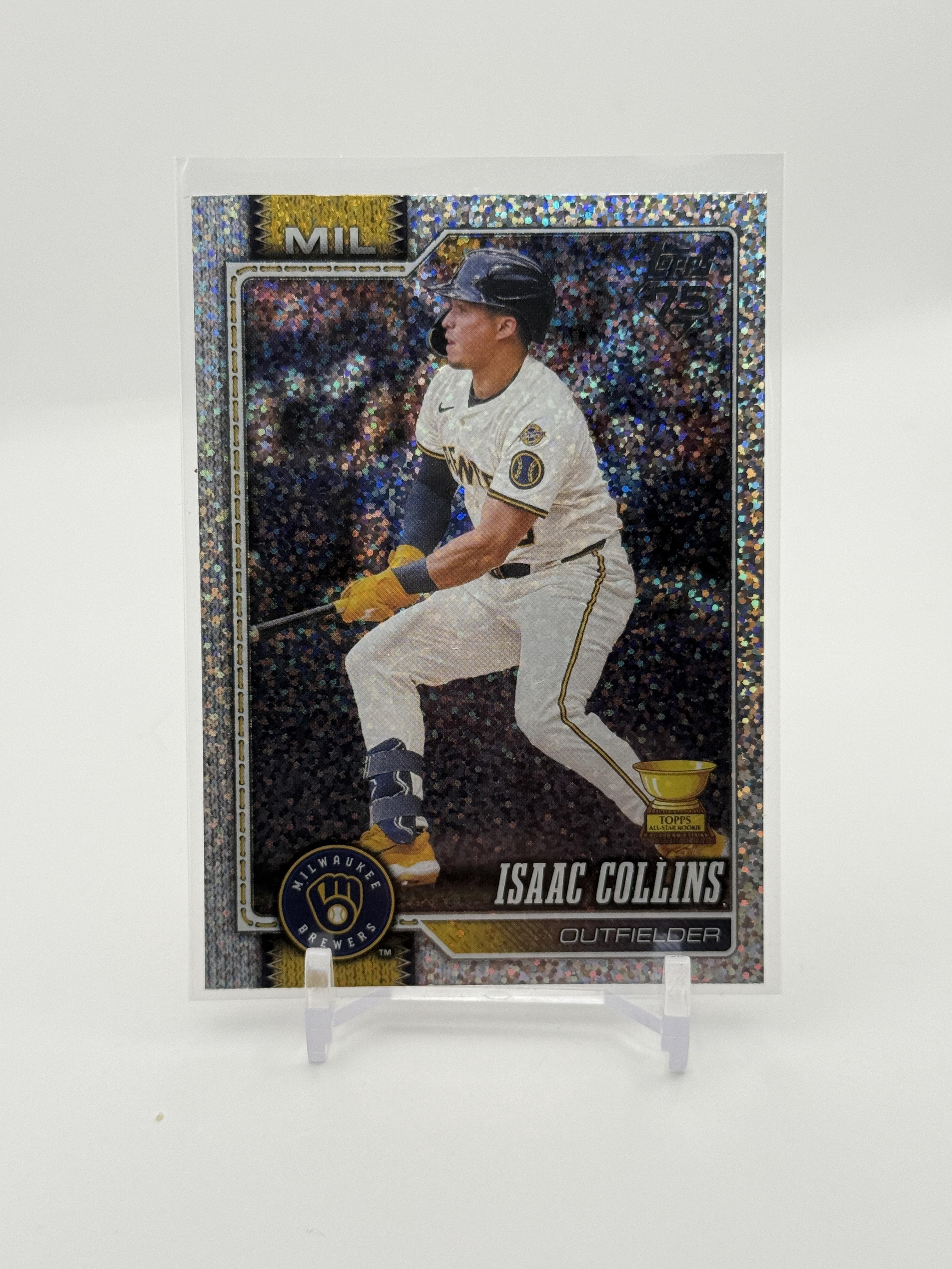 2026 Topps #202 Isaac Collins Rainbow Foil