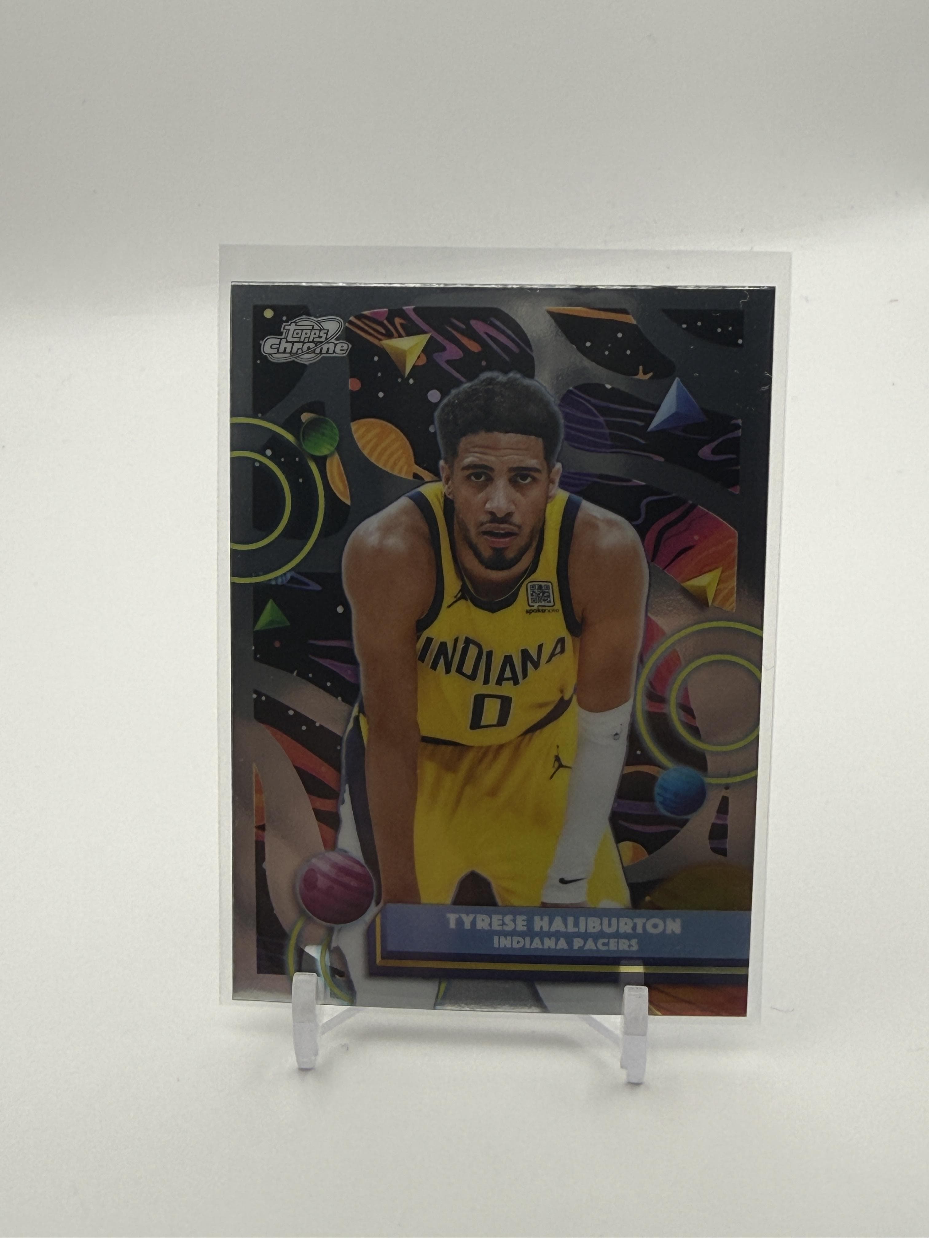 2025-26 Topps Chrome Cosmic #90 Tyrese Haliburton