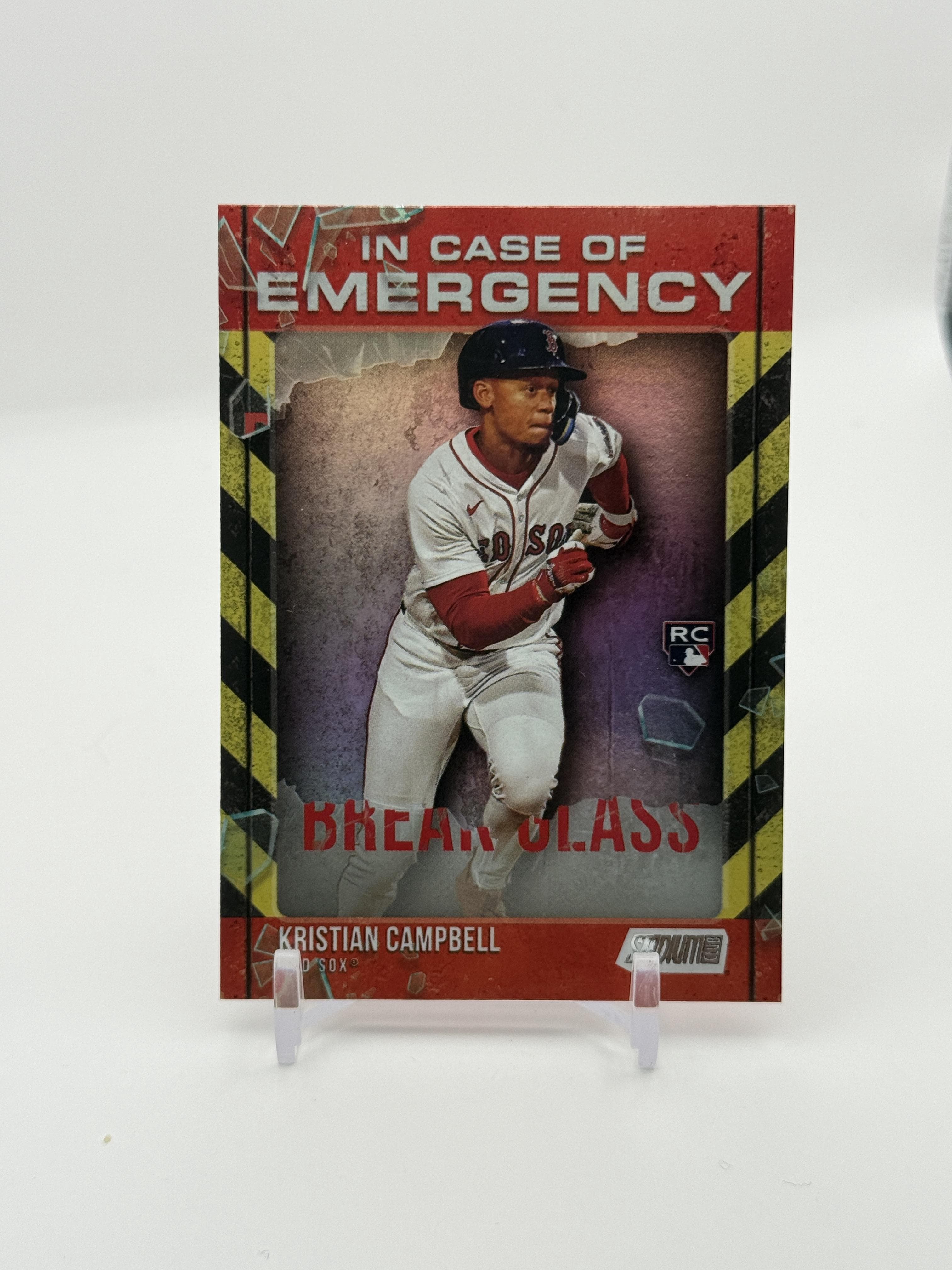 2025 Stadium Club #ICE-23 Kristian Campbell In Case of Emergency