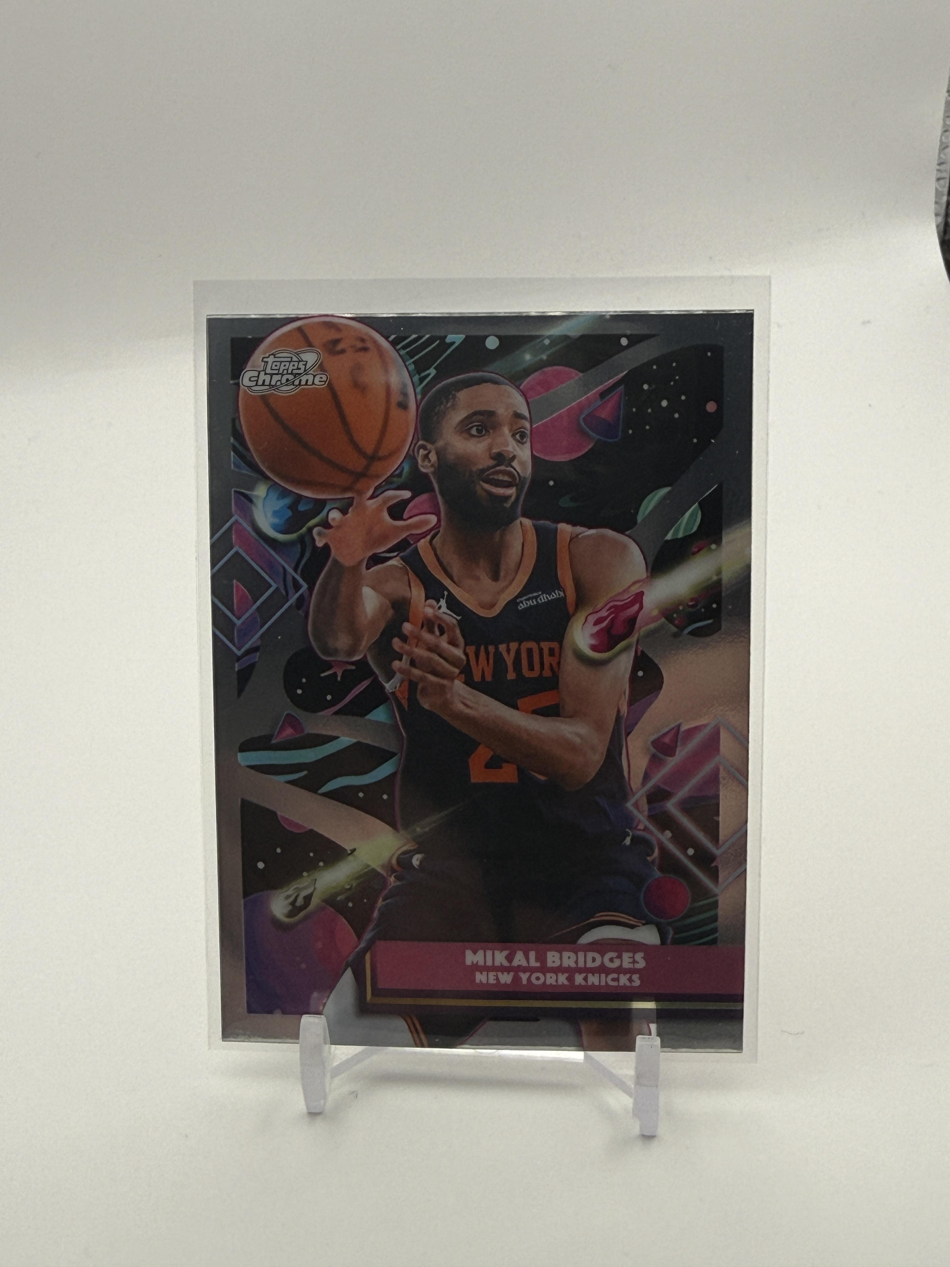 2025-26 Topps Chrome Cosmic #80 Mikal Bridges