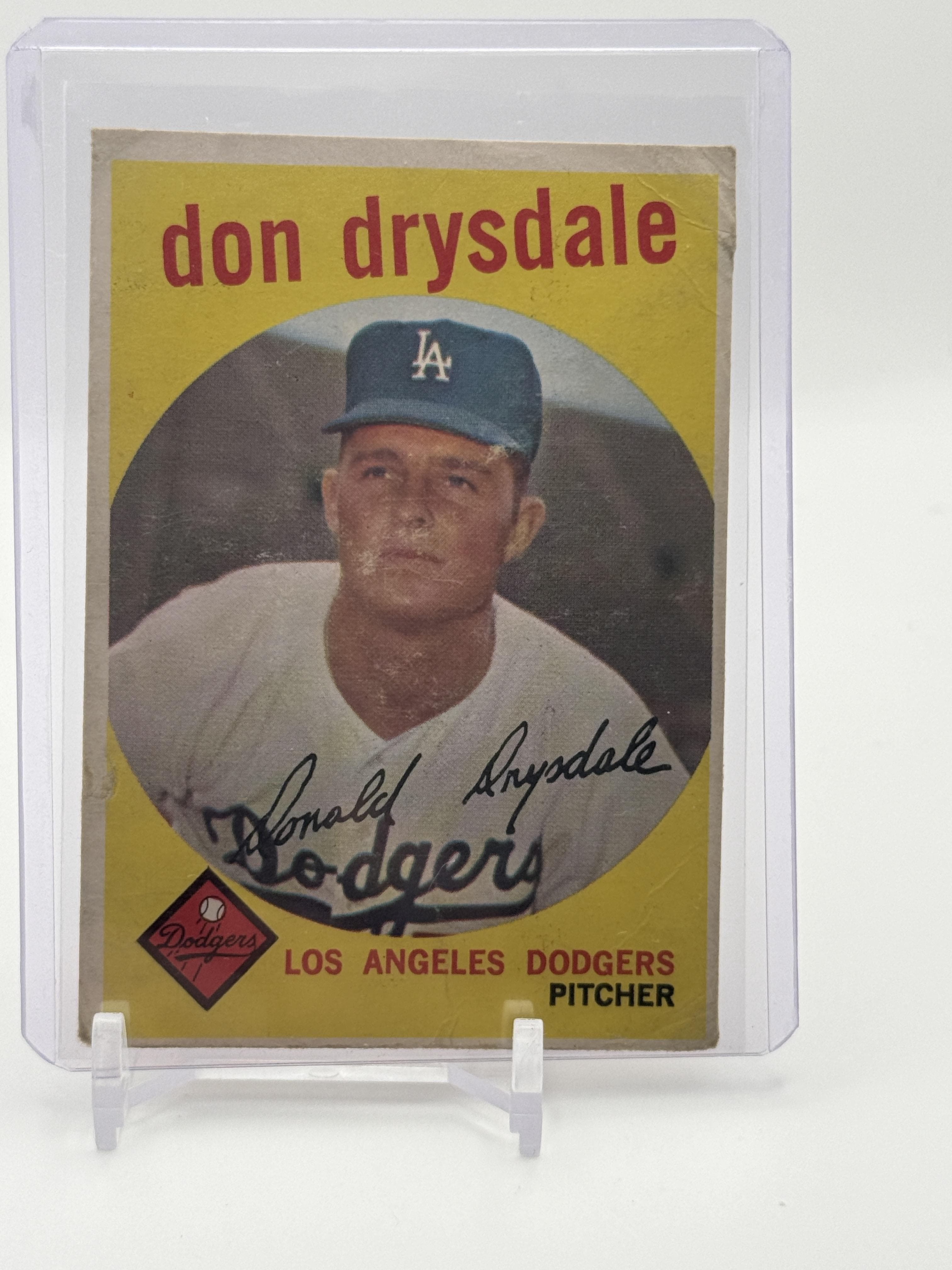1959 Topps #387 Don Drysdale