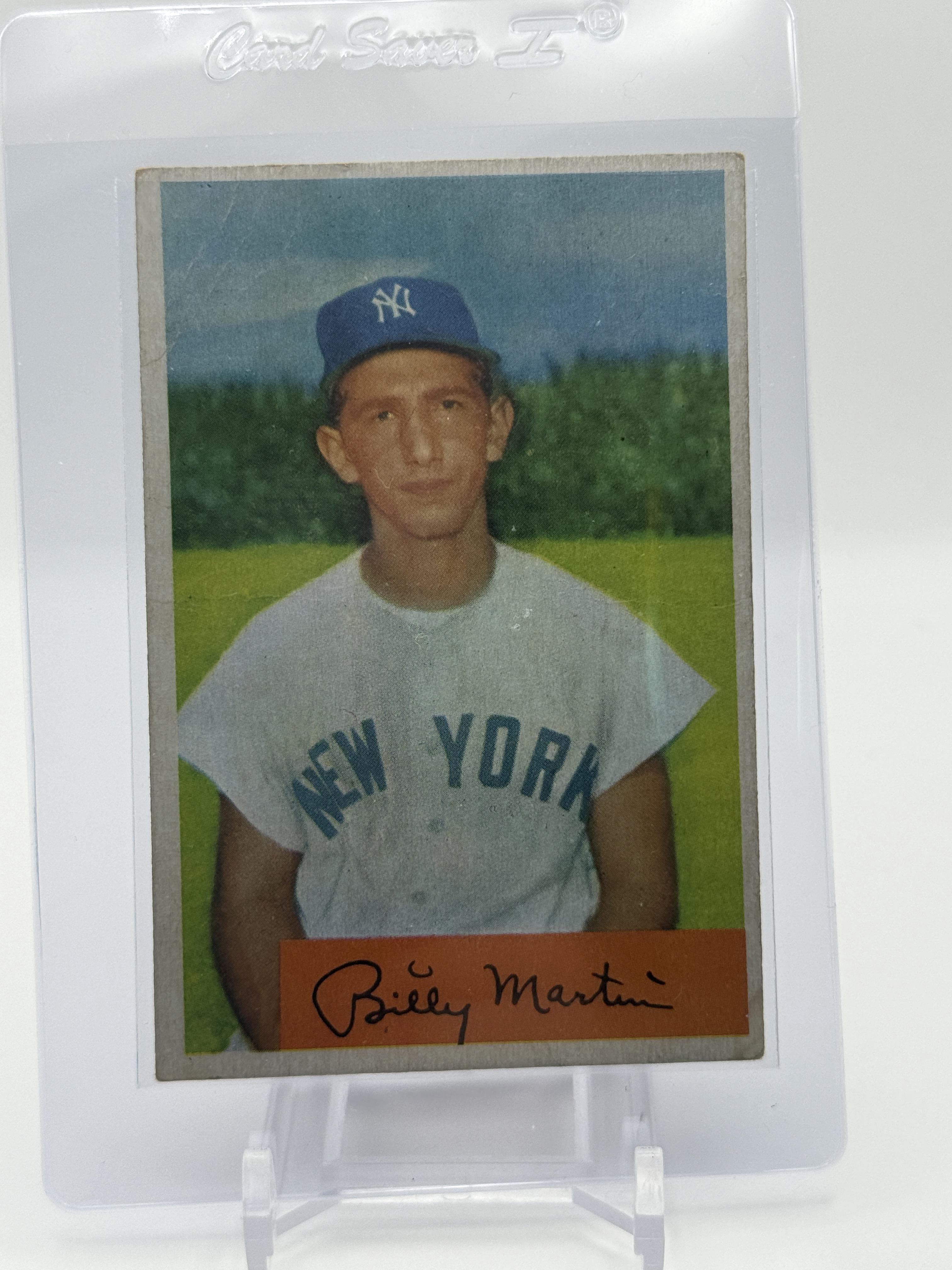 1954 Bowman #145b Billy Martin