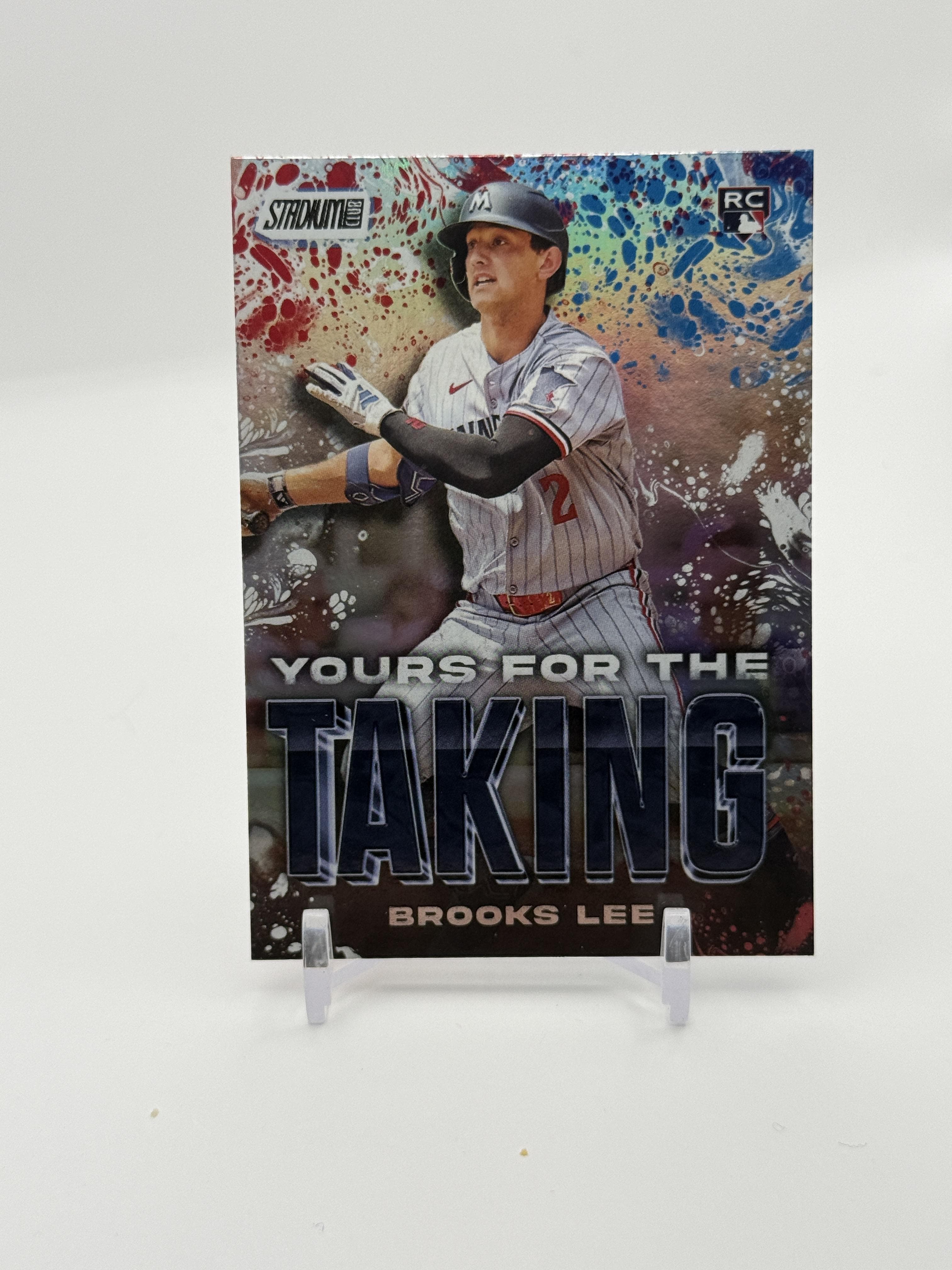 2025 Stadium Club #YK-9 Brooks Lee Yours for the Taking Turquoise Foil