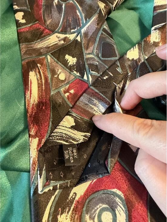 Bugatti Silk Tie Abstract Pattern Geometric Italian Luxury