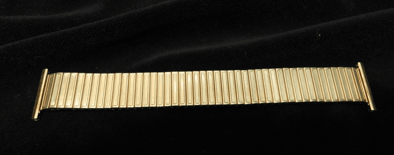 Vintage Champion Flex Stainless Steel 10KT GF Watch Band 19mm E70S
