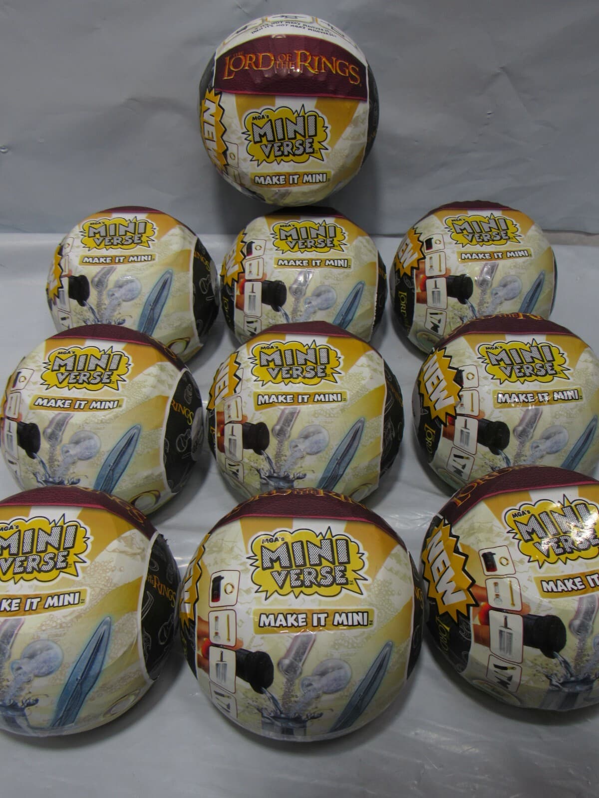 10 Miniverse Make It Mini Lord Of The Rings Ball Mini Verse MGA NEW (M62M)