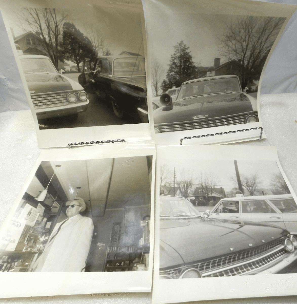 1960s Police Car B/W Patrol Sedan Louisville KY Police Dept. Stakeout Photos C72