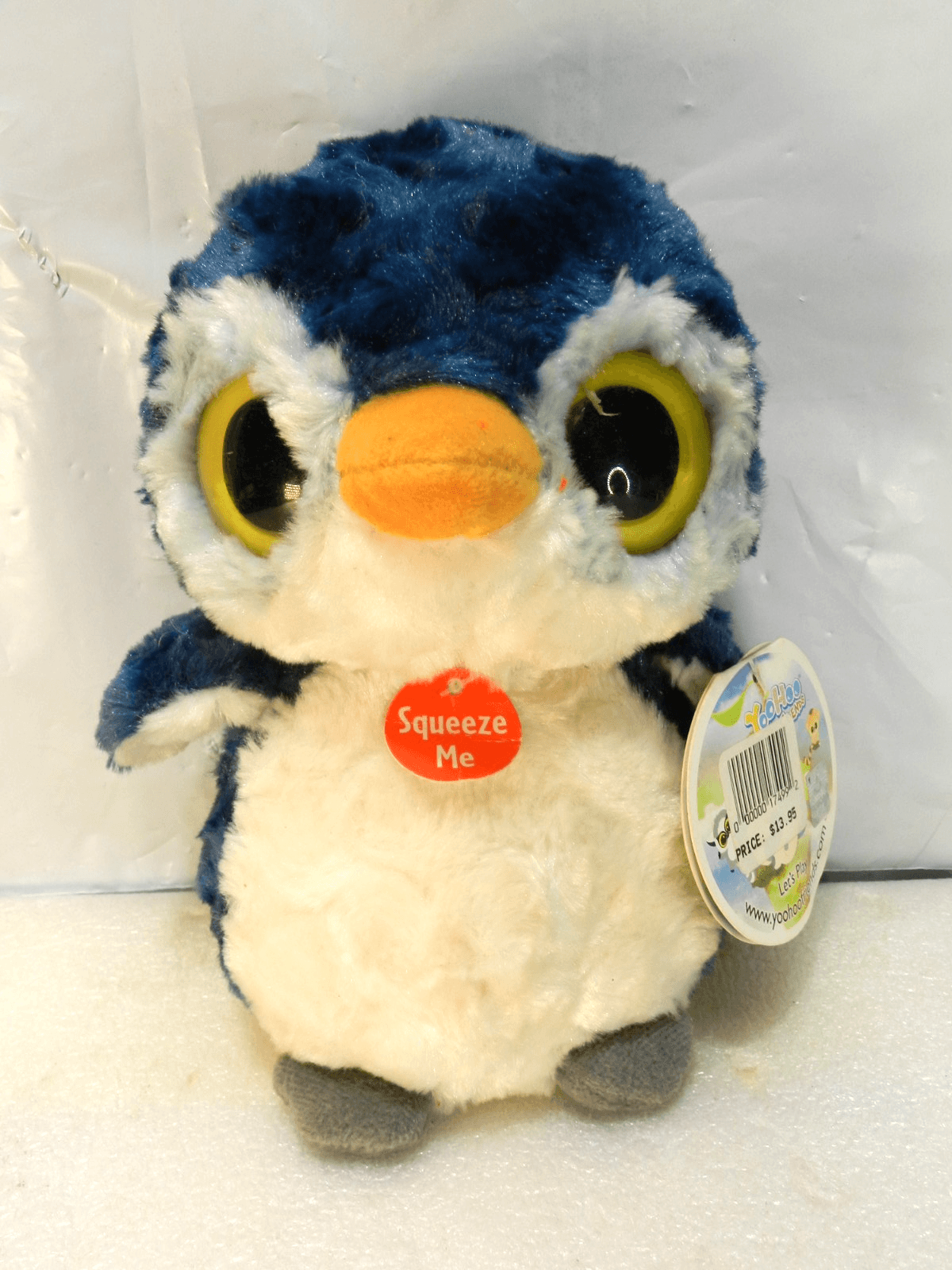 YooHoo & Friends AURORA WORLD Plush Toy KOOKEE Blue Fairy Penguin 7" Y36M