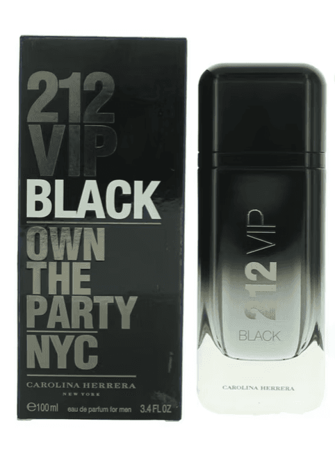 Carolina Herrera 212 VIP BLACK Own The Party NYC 3.4oz Edp New In Box J29K