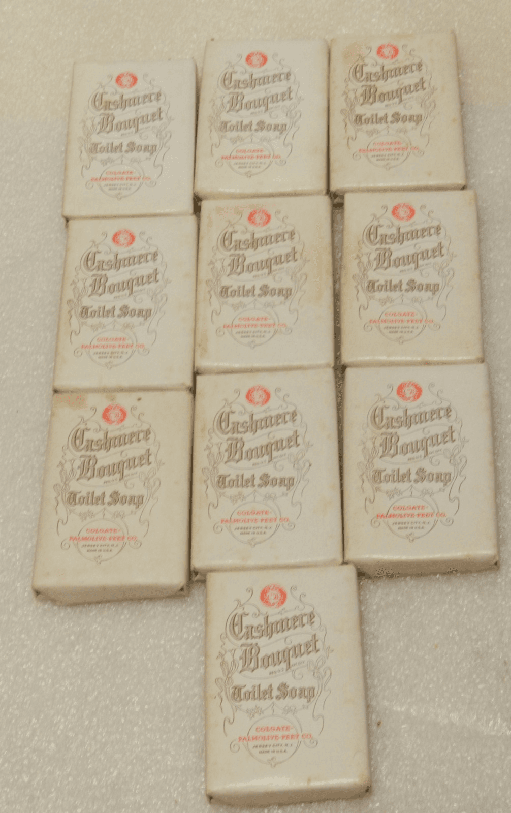 10 Vintage Cashmere Bouquet Beauty Soap Travel Hotel Mini Bars New B18J