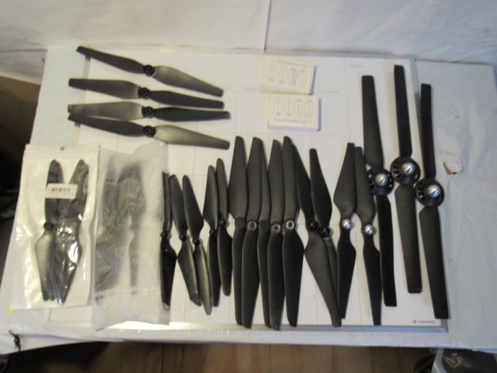 Large lot of Drone Propellars Blades Mixed Sizes C31M