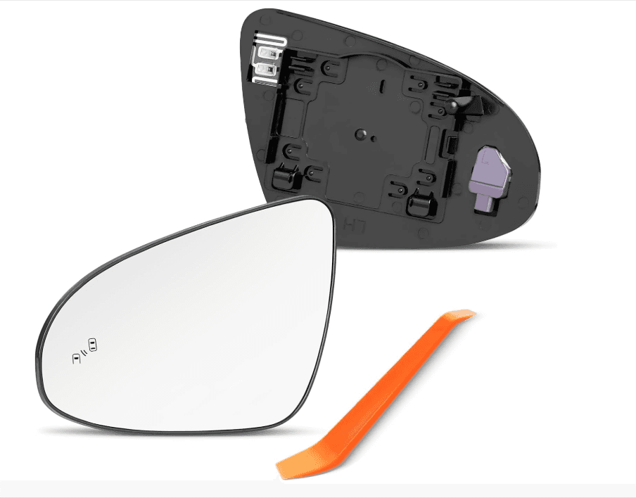 2012-2017 Toyota Camry Left Driver Side Heated Door Mirror Glass (J43K)