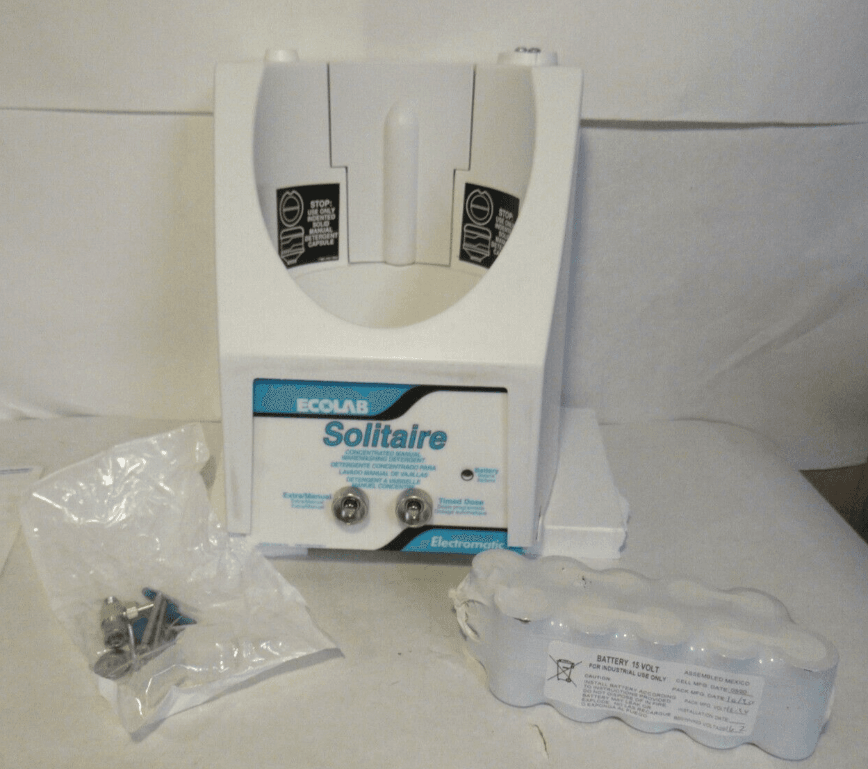 Ecolab Electromatic Solitaire Commercial Detergent Dispenser 9257-1520 N75K