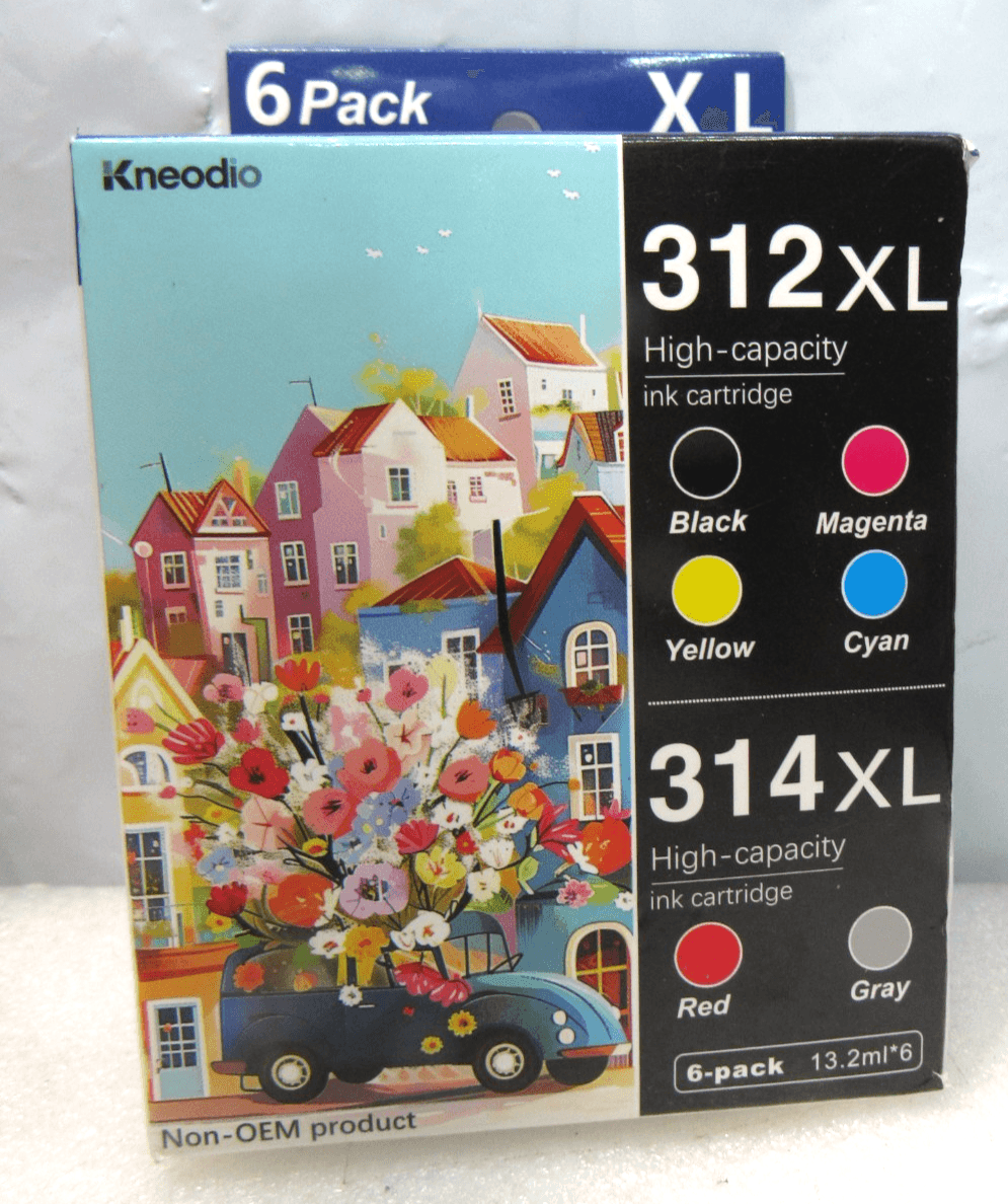 KNEODIO Compatible High-Yield Ink Cartridges 6Pk Replacement Photo XP-15000 J45K