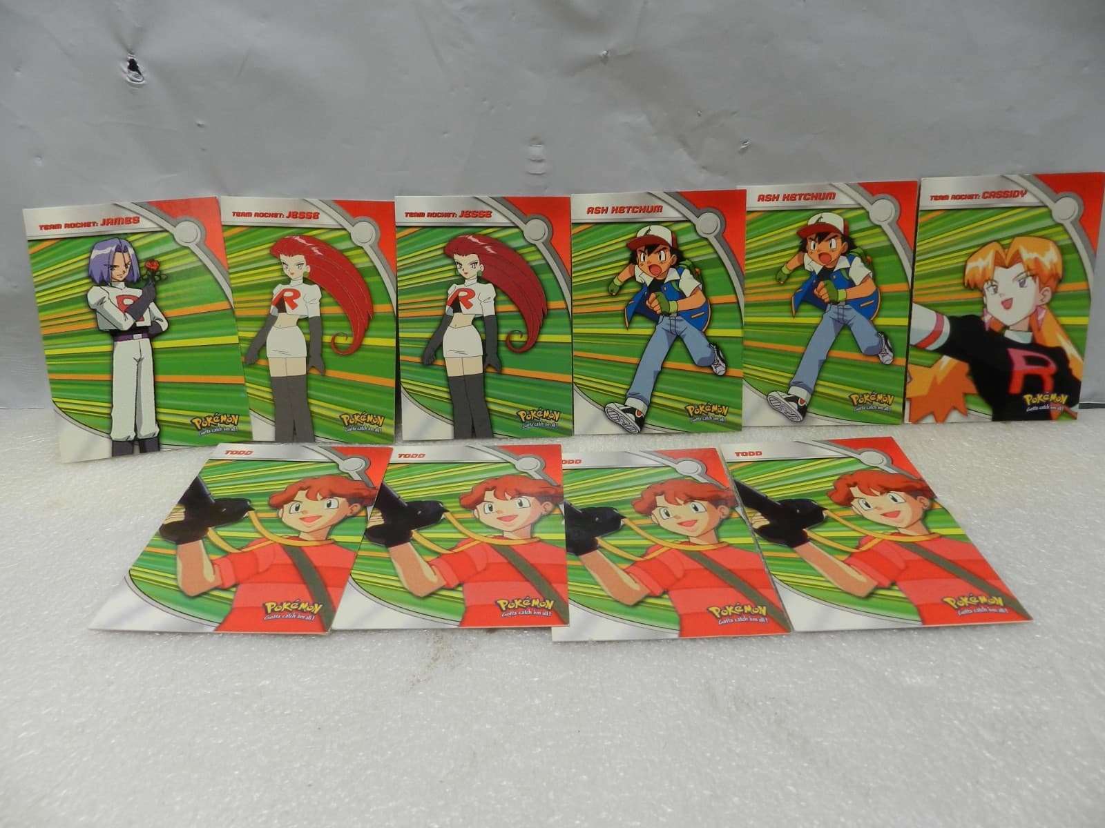 2000 Topps Pokemon Tv Animation Series Heroes And Villains Cards Y78JJ