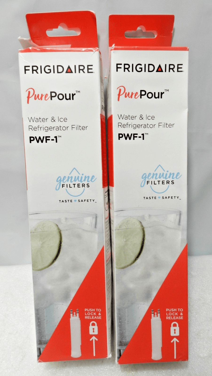 2 Pk Frigidaire PWF-1 FPPWFU01 Refrigerator PurePour Water & Ice Filter New L34K